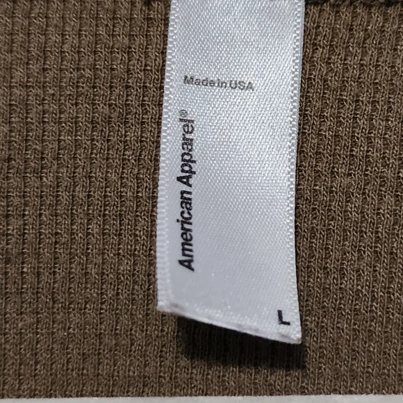 American Apparel Dexter Morgan Kill Shirt Mens Large Thermal Henley - Picture 5 of 9